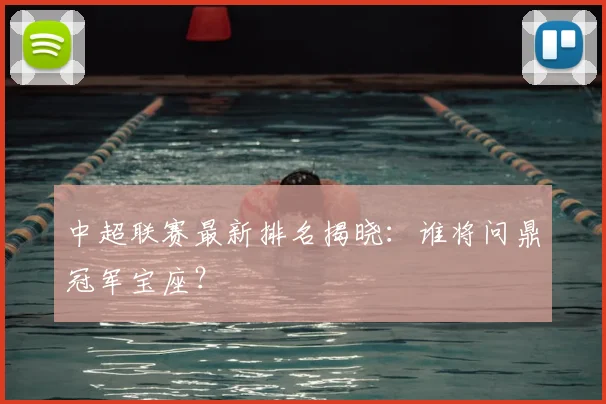中超联赛最新排名揭晓：谁将问鼎冠军宝座？